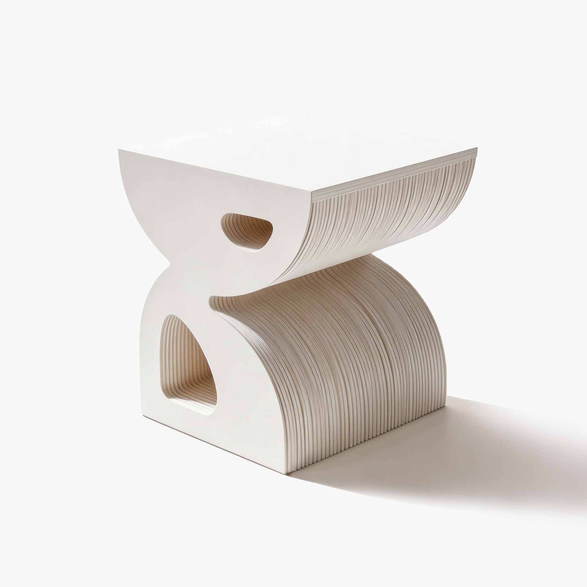 Exclusive large foldable honeycomb paper side cabinet bringing quiet luxury to your minimal living room corner.