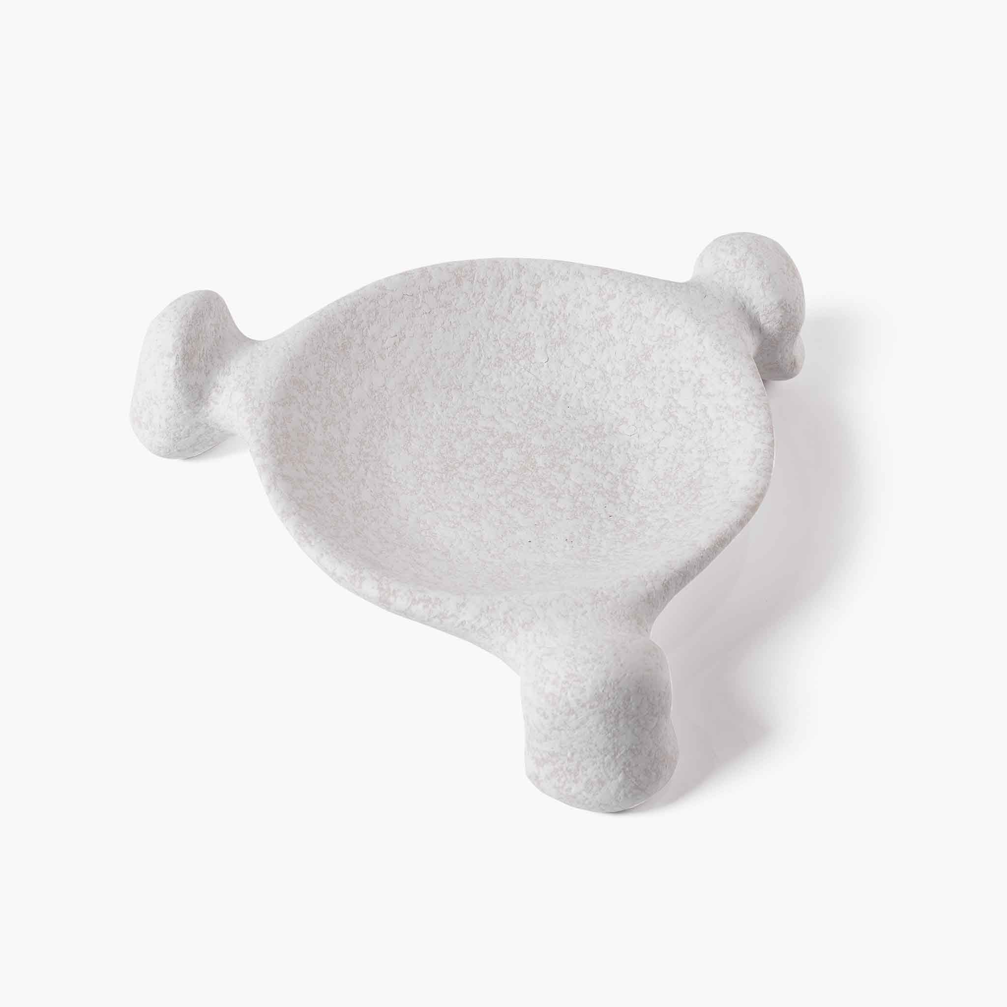 Sculptural ceramic candle holder with organic sugar-glaze texture, bringing quiet luxury to your modern sanctuary.